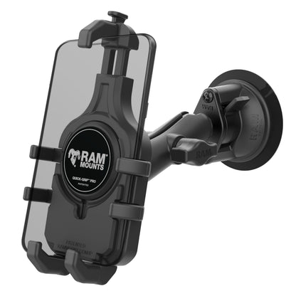 Quick-Grip Pro Phone Mount With Twist-Lock Base