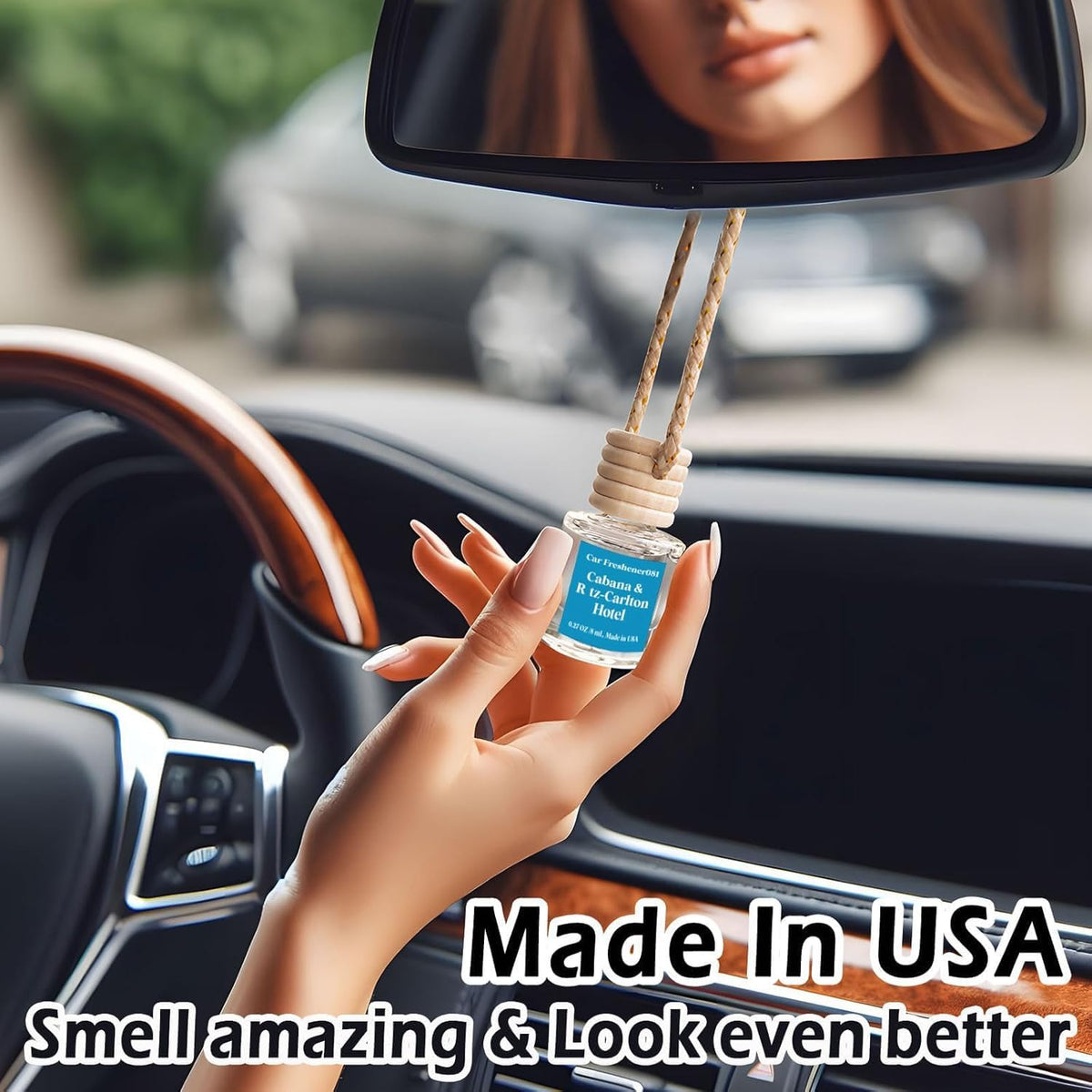 Hanging Car Fragrance Diffuser Set – 2 Pack