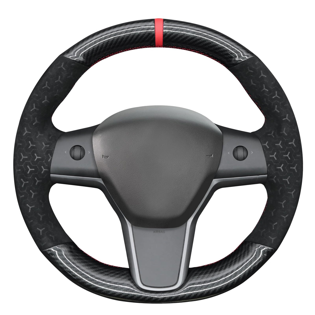 Tesla Model 3 DIY Alcantara Steering Wheel Wrap