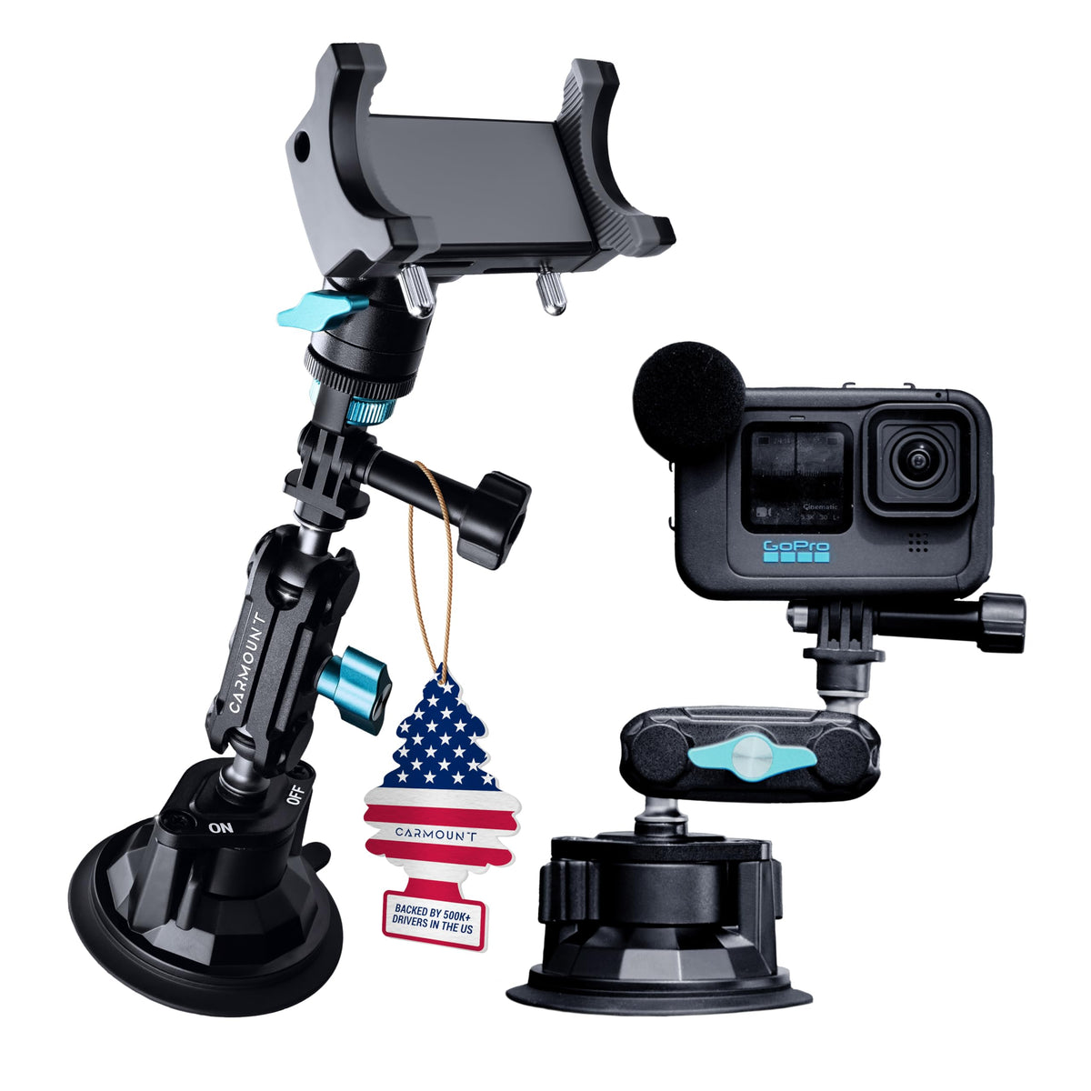 Heavy-Duty Dashboard & Windshield Phone Mount