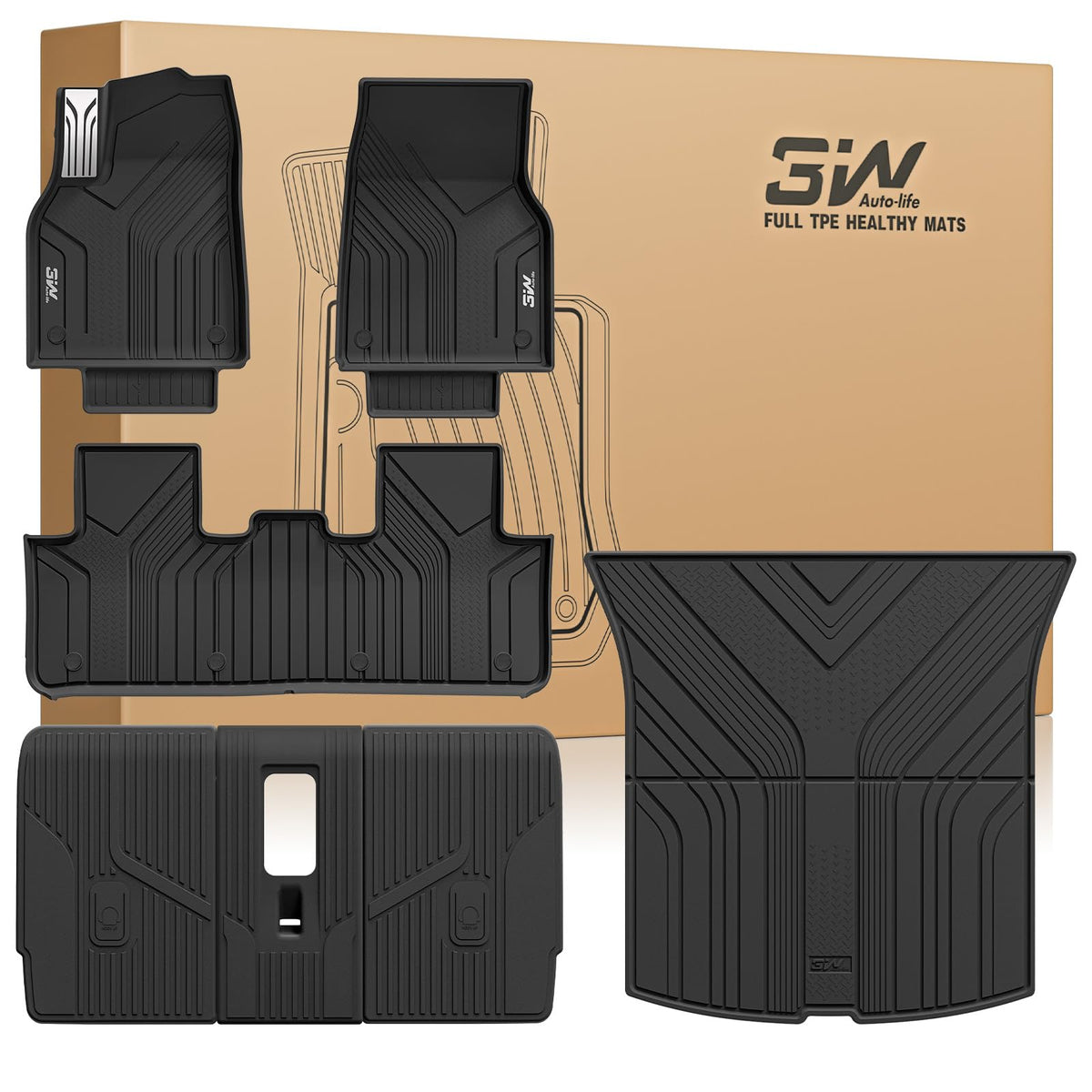 Tesla All-Weather Floor Mats With Custom Fit
