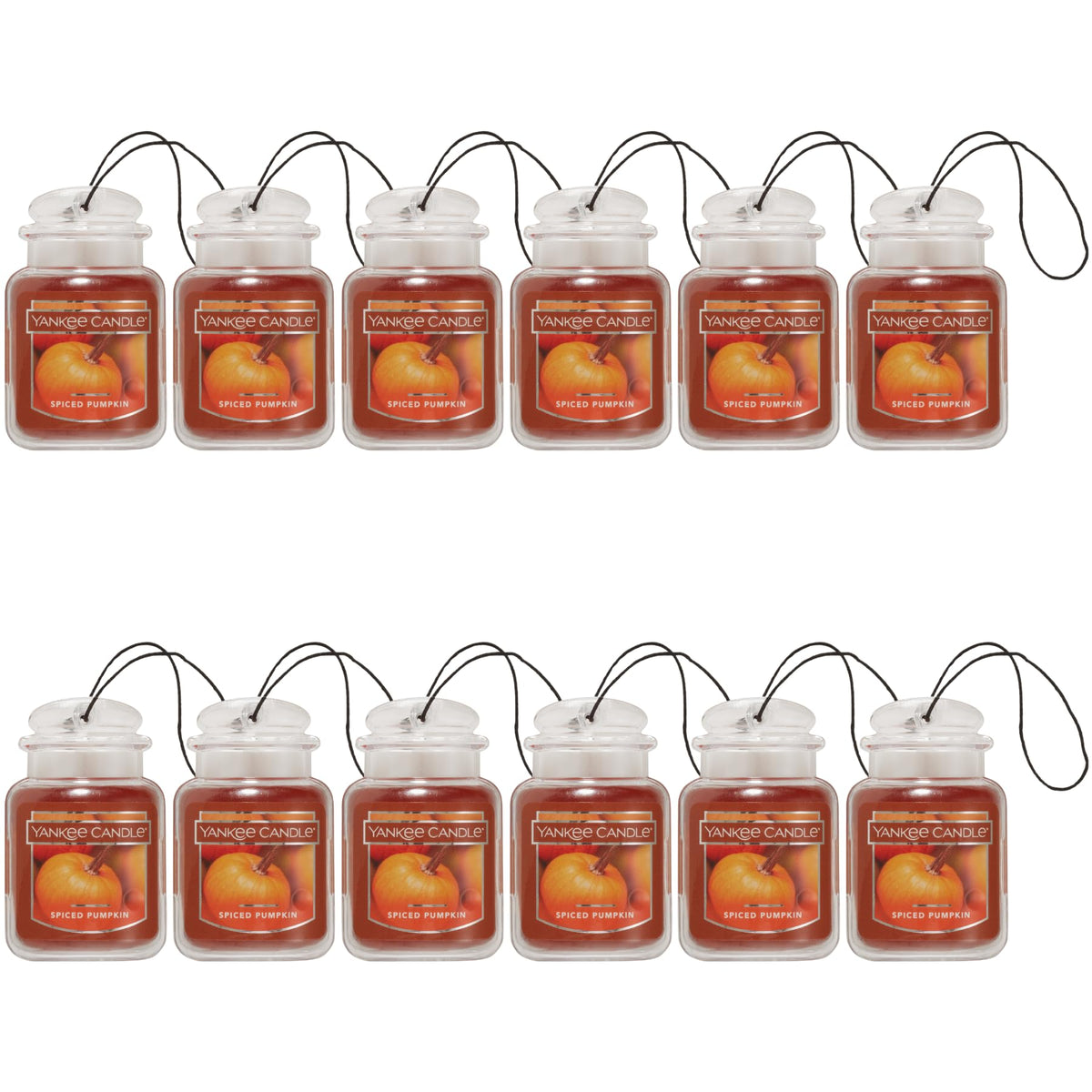 Spiced Pumpkin Hanging Car Air Freshener