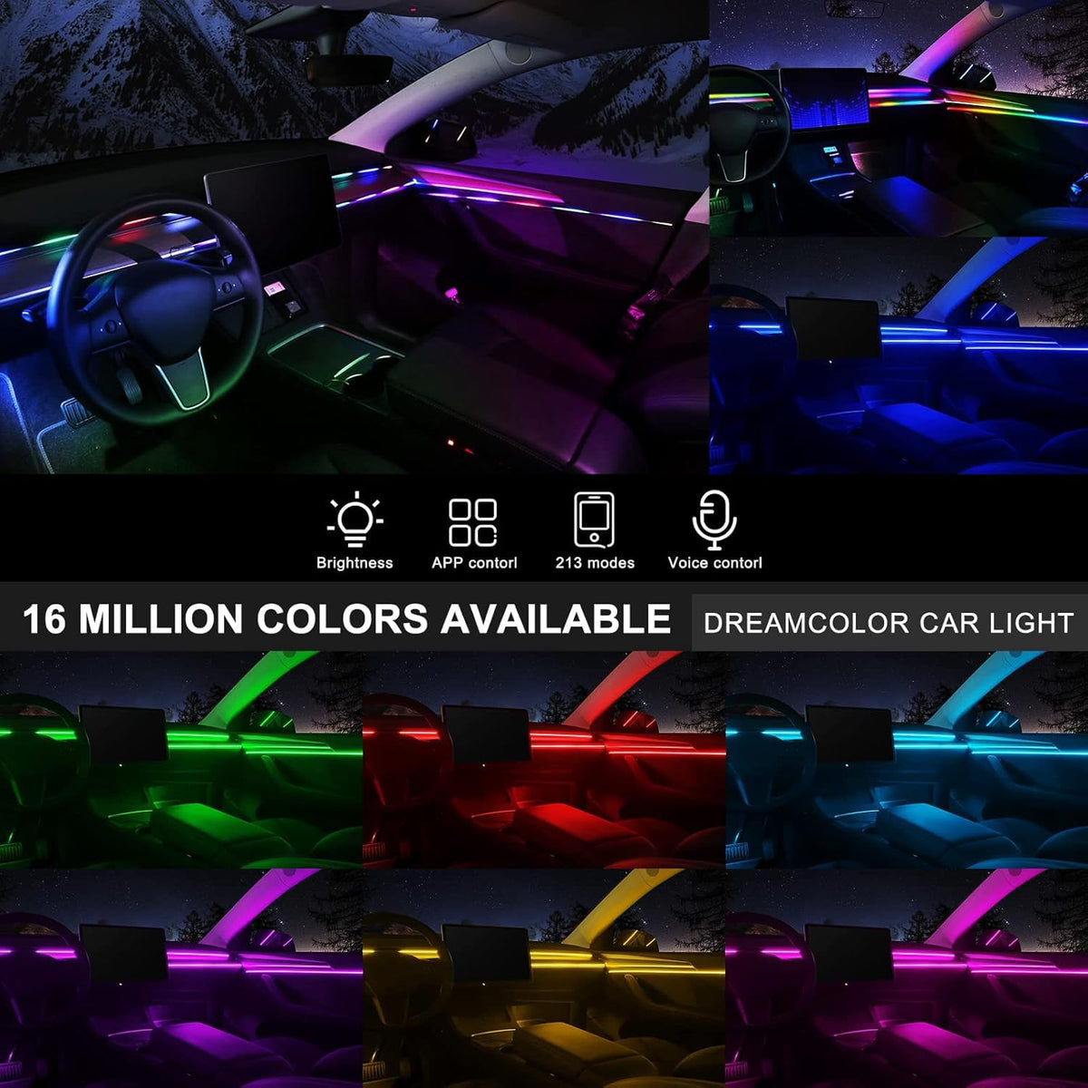Dreamcolor RGB Ambient Lights With Music Sync