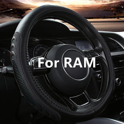 Dodge RAM Anti-Slip Leather Steering Wheel Cover