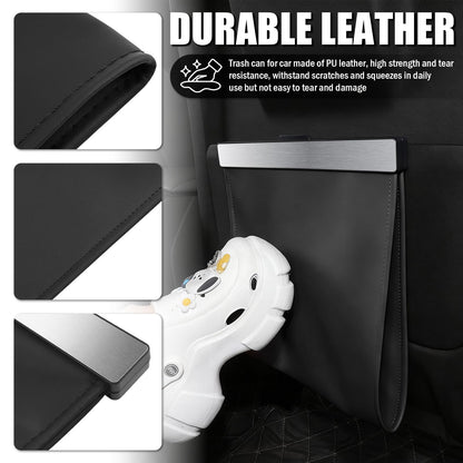 Magnetic Car Trash Bin With Leakproof Liner