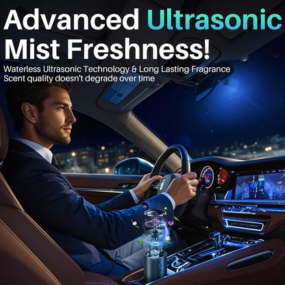 Smart Car Fragrance Diffuser With RGB Light