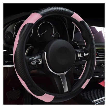 Carbon Pattern Anti-Slip Steering Wheel Cover