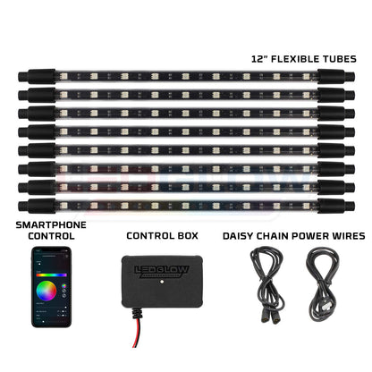 Bluetooth RGB Interior Footwell Lighting Kit
