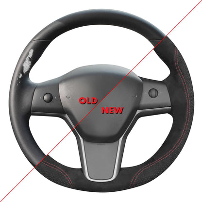 Tesla Model 3 DIY Alcantara Steering Wheel Wrap