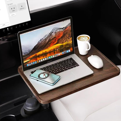 360° Rotating Wooden Car Laptop & Dining Tray