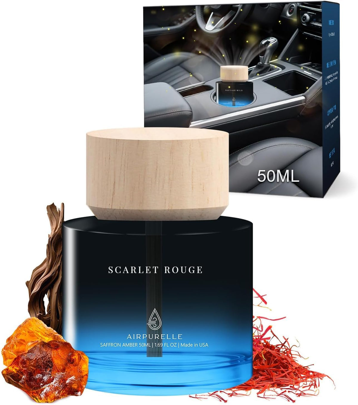 Mahogany Teakwood Car Fragrance Diffuser