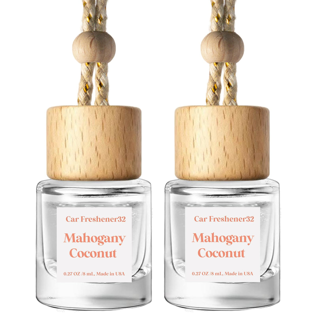 Hanging Car Fragrance Diffuser Set – 2 Pack