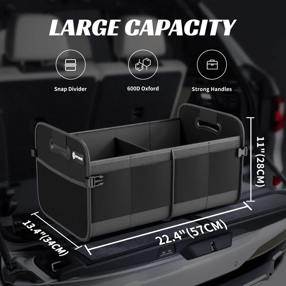 Expandable Trunk Organizer With Flexible Storage