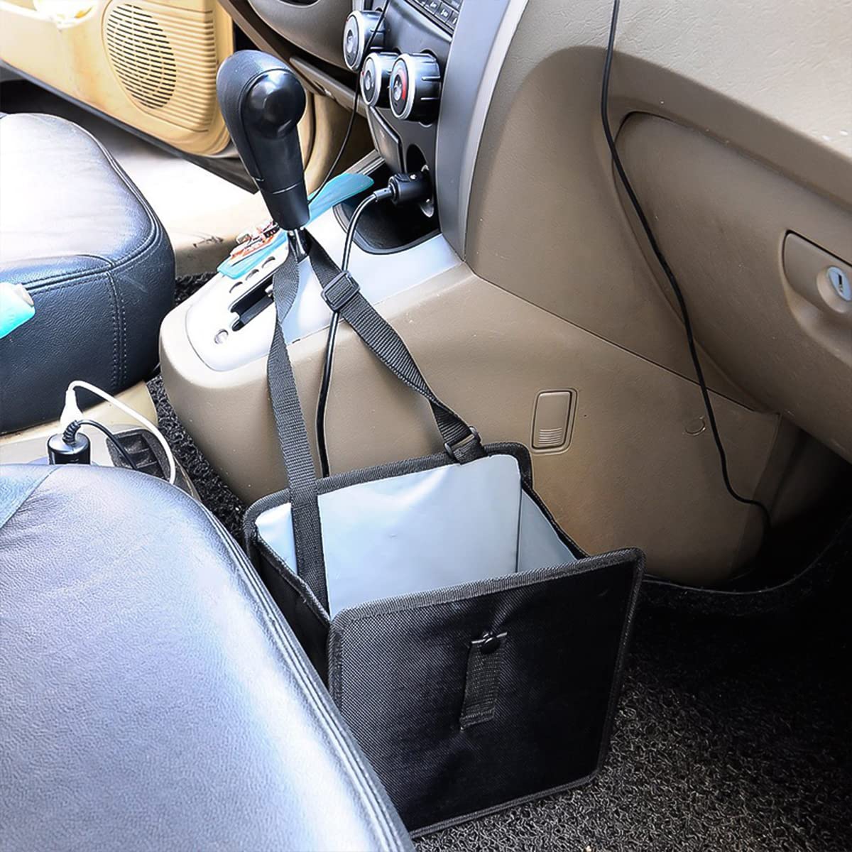 Foldable Hanging Car Trash Bag With Large Capacity