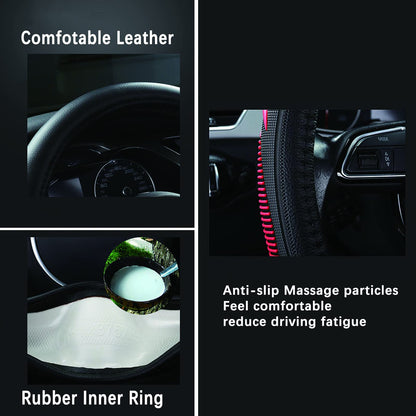 Dodge RAM Anti-Slip Leather Steering Wheel Cover