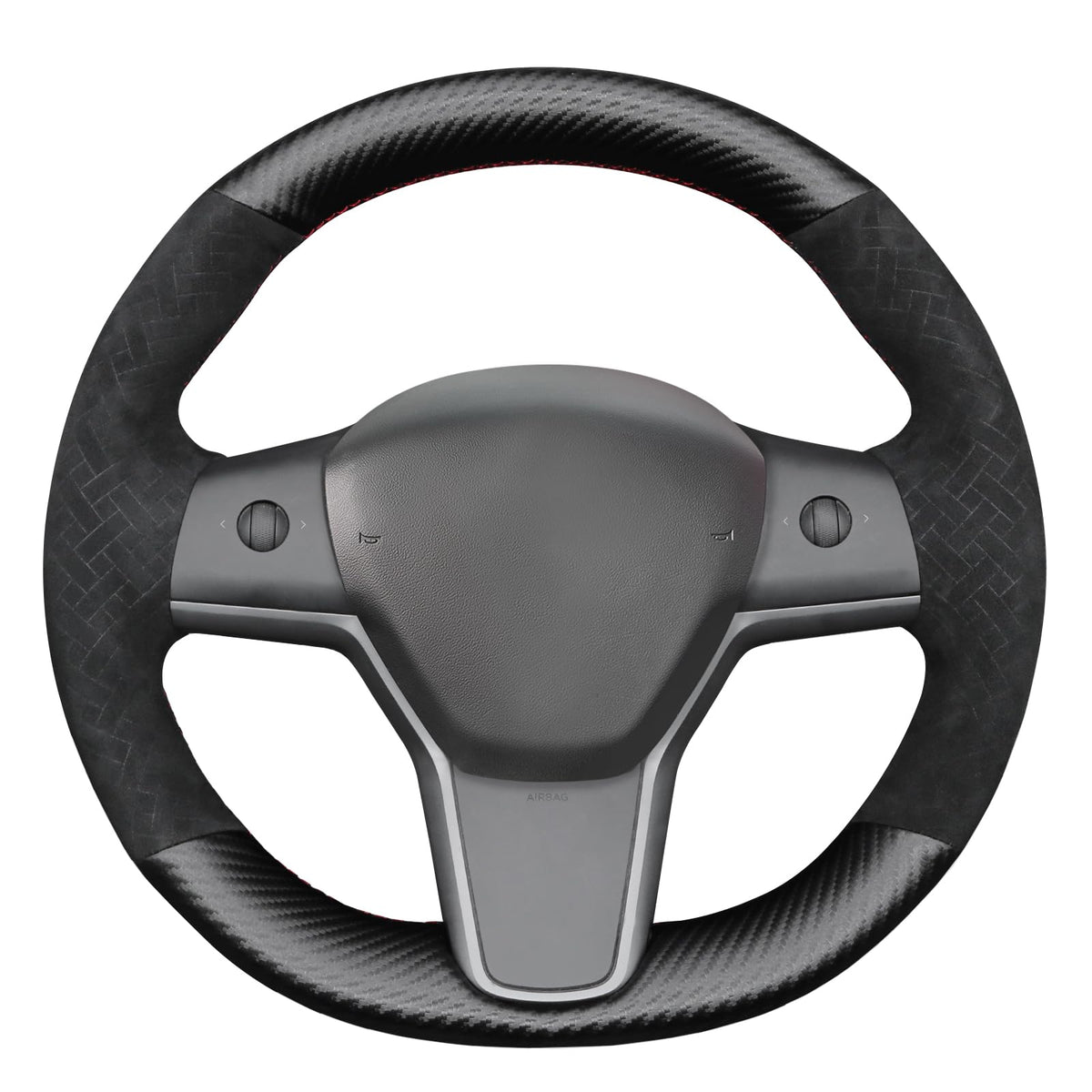 Tesla Model 3 DIY Alcantara Steering Wheel Wrap
