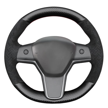 Tesla Model 3 DIY Alcantara Steering Wheel Wrap