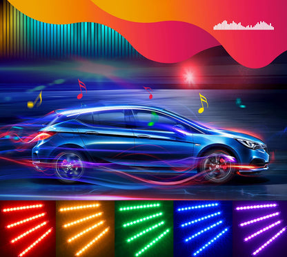 Smart RGB Car Interior Lights With App Control