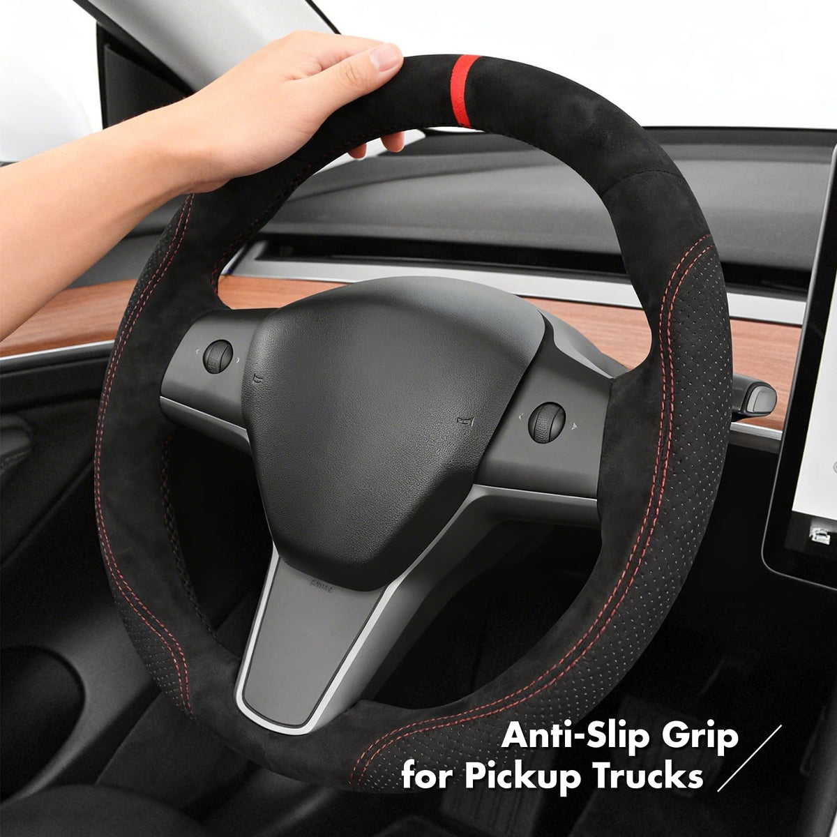 Tesla Model 3 DIY Alcantara Steering Wheel Wrap
