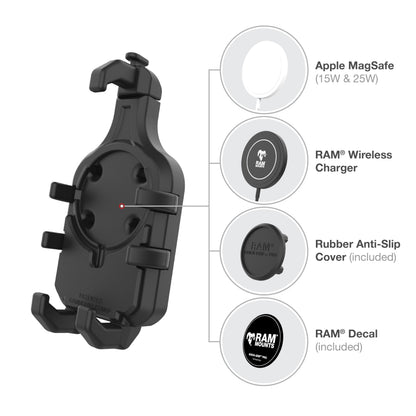 Quick-Grip Pro Phone Mount With Twist-Lock Base