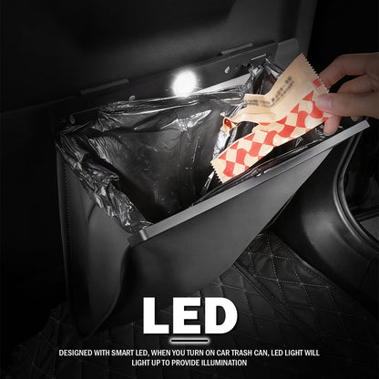 Magnetic Car Trash Bin With Leakproof Liner