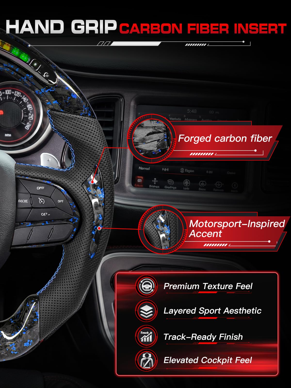 Dodge Challenger Performance Steering Wheel