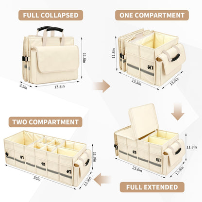 Structured Trunk Organizer for Cars and SUVs