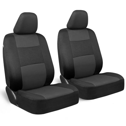BDK PolyPro Car Seat Covers Full Set, Front and Rear Split Bench Seat Covers for Cars, Easy to Install Car Seats Cover Set and Accessories for Auto Trucks Van SUV