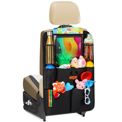 8-Pocket Backseat Organizer With Tablet Holder