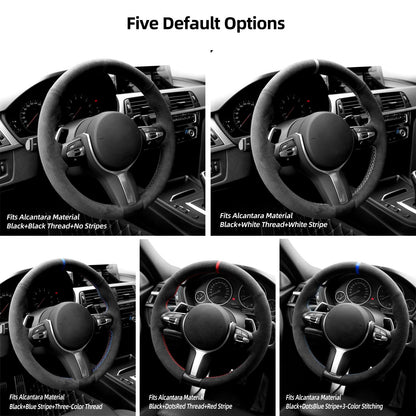 BMW Alcantara Hand-Stitched Steering Wheel Cover