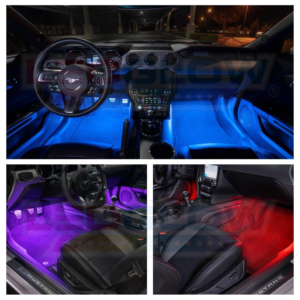 Bluetooth RGB Interior Footwell Lighting Kit