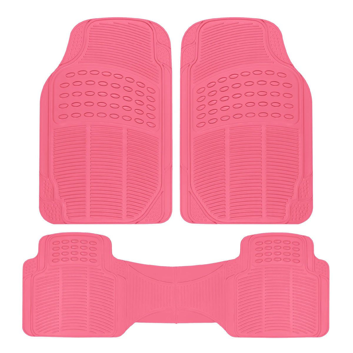 Clear All-Weather Floor Mats With Anti-Slip Grip