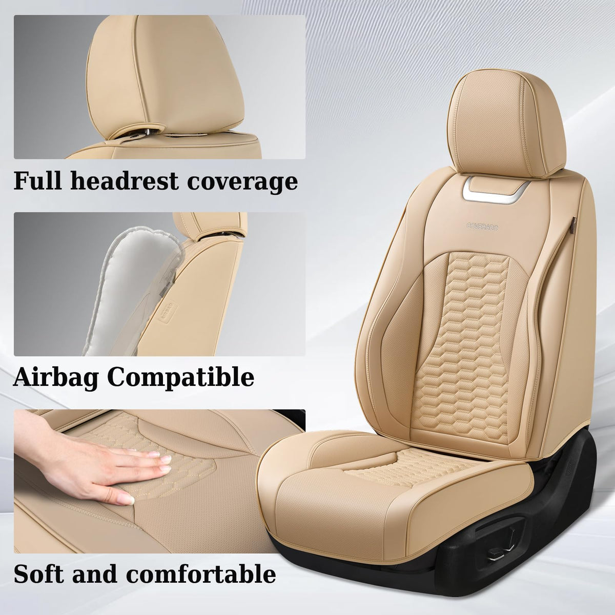 Universal Car Seat Covers for Front and Rear Seats