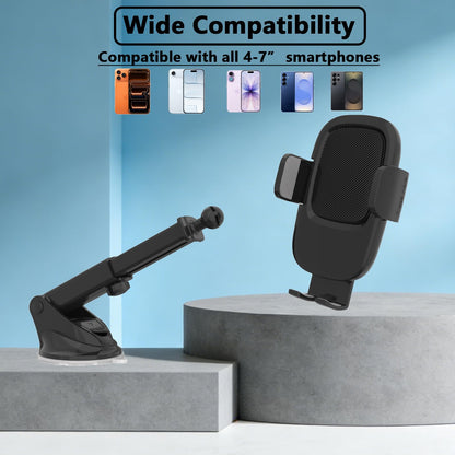 Universal Car Phone Mount With Strong Suction