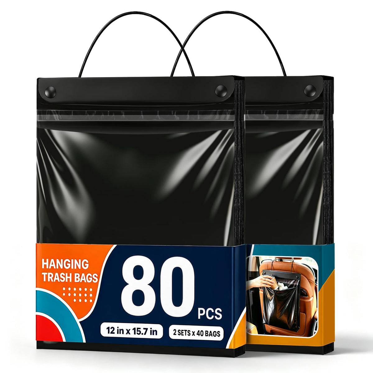 Leakproof Hanging Car Trash Bags