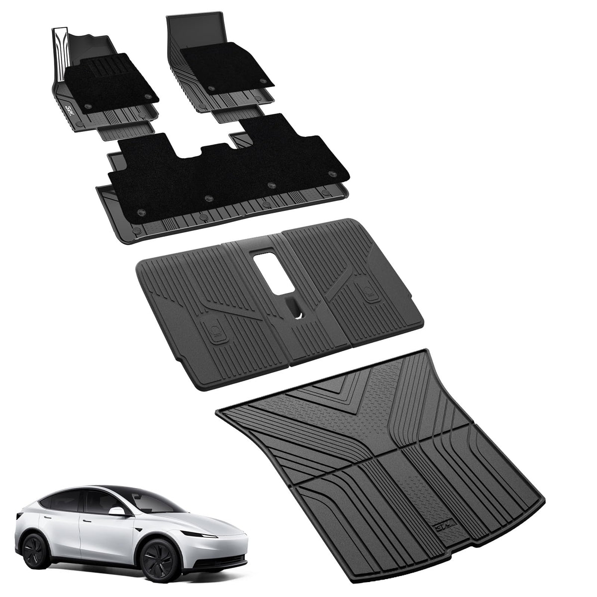 Tesla All-Weather Floor Mats With Custom Fit