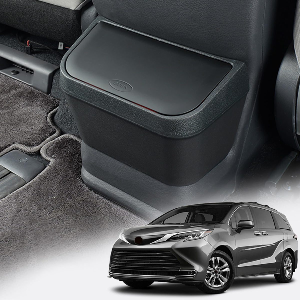 Toyota Sienna Center Console Trash Can