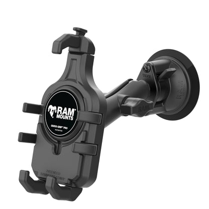 Quick-Grip Pro Phone Mount With Twist-Lock Base