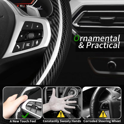 BMW Carbon Fiber Steering Wheel Cover