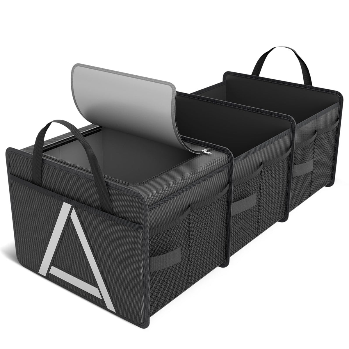 Insulated Trunk Organizer With Three Compartments