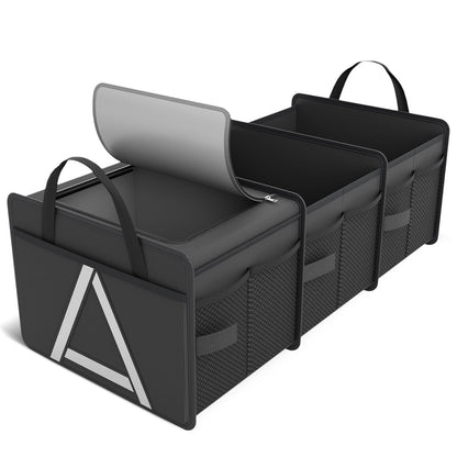 Insulated Trunk Organizer With Three Compartments