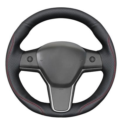 Tesla Model 3 DIY Alcantara Steering Wheel Wrap