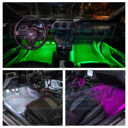 Bluetooth RGB Interior Footwell Lighting Kit