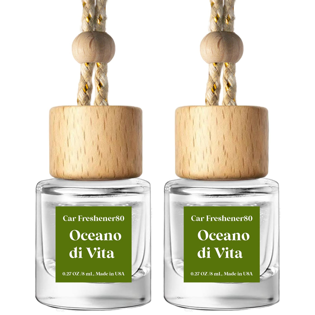 Hanging Car Fragrance Diffuser Set – 2 Pack