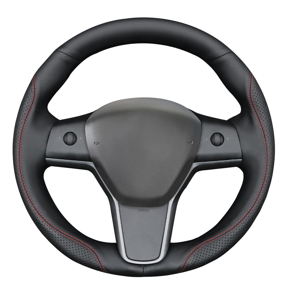Tesla Model 3 DIY Alcantara Steering Wheel Wrap