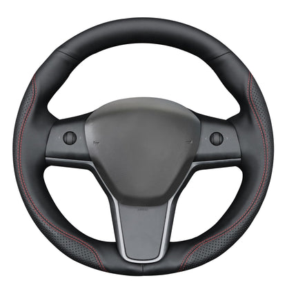 Tesla Model 3 DIY Alcantara Steering Wheel Wrap