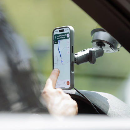 MagSafe Suction Phone Mount With Wireless Charging