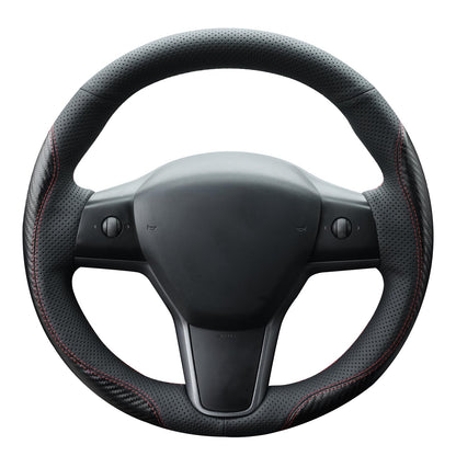 Tesla Model 3 DIY Alcantara Steering Wheel Wrap