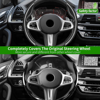 BMW Carbon Fiber Steering Wheel Cover
