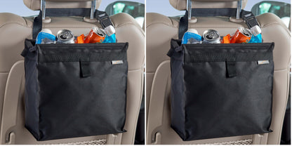 Car Trash Can With Push-Close Waterproof Lid